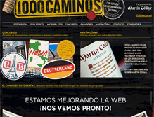 Tablet Screenshot of 1000caminos.com